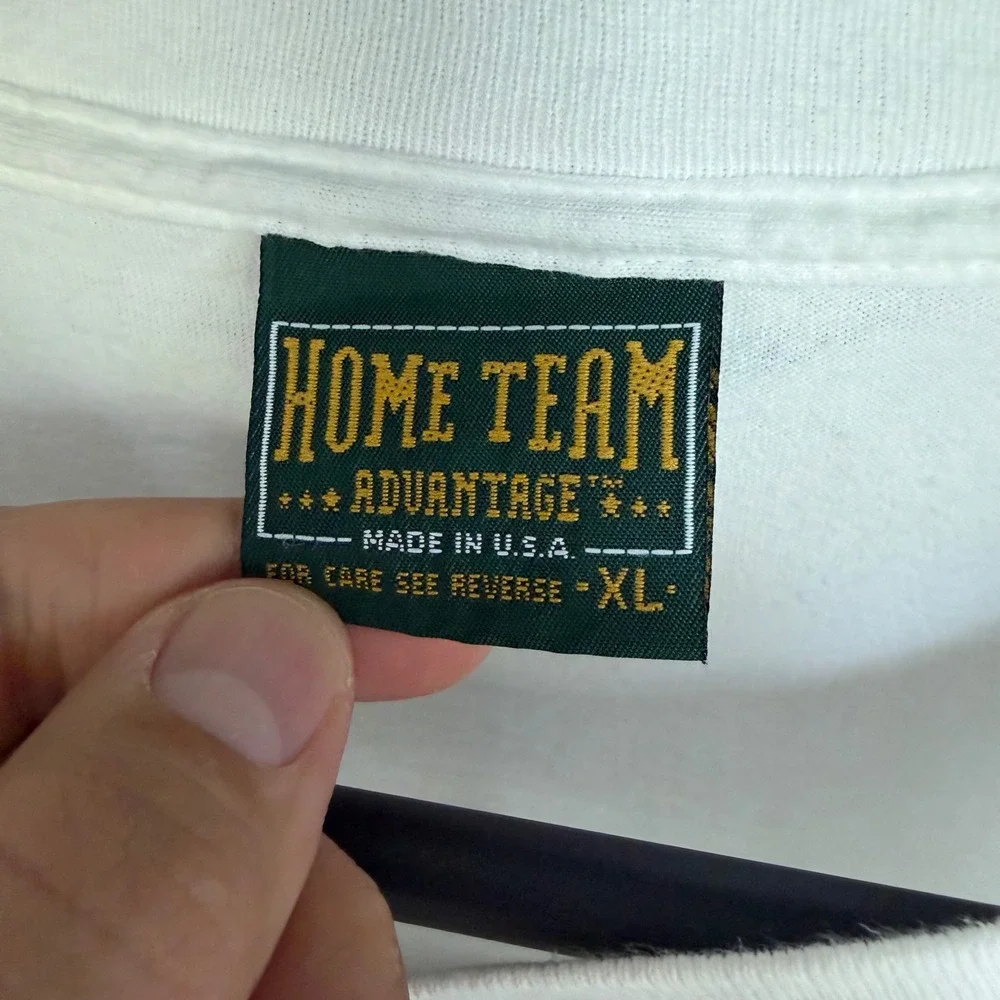 Vintage 1995 Tampa Bay Devil Rays Nutmeg T-Shirt XL‎ White MLB Single Stitch USA